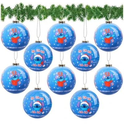 Afbeelding van Disney Set van 10 decoratieve kerstballen om op te hangen