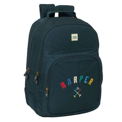 Afbeelding van Schoolrugzak Harper &amp; Neyer Marineblauw 32 x 42 15 cm