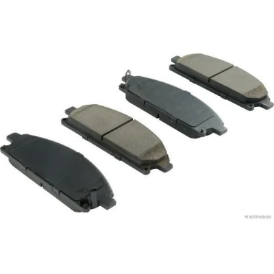Afbeelding van HERTH+BUSS JAKOPARTS J3601090 Remblokkenset Met akoestische slijtagewaarschuwing anti kreukplaat NISSAN: X Trail