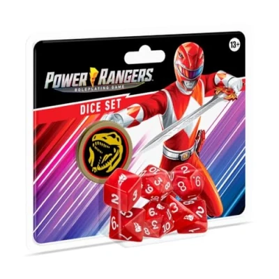 Afbeelding van Power Rangers: RPG Dice Set Red Dobbelstenenset Renegade Game Studios