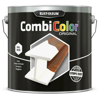 Afbeelding van CombiColor Hoogglans Wit RAL 9010 2,5 liter