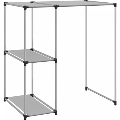 Afbeelding van Opbergrek voor boven wasmachine 87x55x90,5 cm ijzer grijs