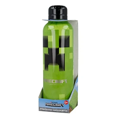 Afbeelding van Fles Minecraft 515 ml Roestvrij staal Polypropyleen