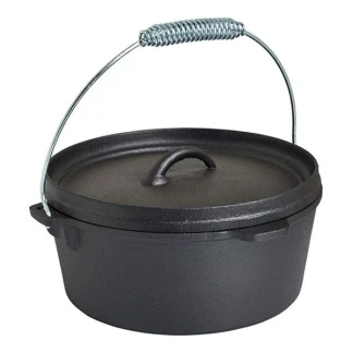 Afbeelding van Dutch Oven Cast Iron Ø 28 x 13 cm (8 liter, Gietijzer)