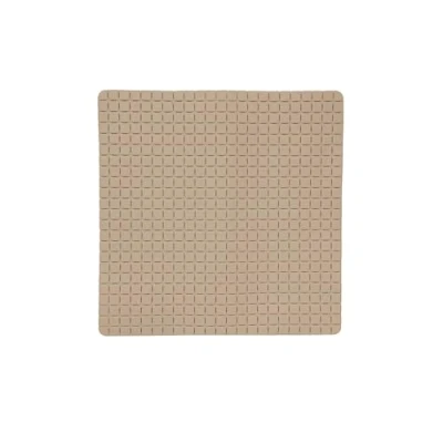 Afbeelding van MSV Douche/bad anti slip mat badkamer rubber beige 54 x cm met zuignappen