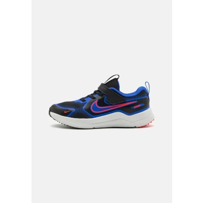 Afbeelding van Nike Performance Cosmic Runner Unisex Hardloopschoenen voor op de weg kinderen, Maat: 34, Black/bright crimson/hyper royal/summit white