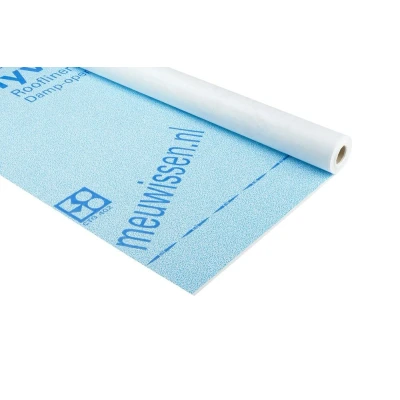 Afbeelding van Tyvek Soft (Roofliner 2460) Folie 1500mm Dampopen Rol 50m1 (75 m2) Met gratis foliemes t.w.v. 19,95