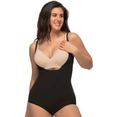 Afbeelding van Maidenform dames Sleek Smoothers corrigerende body in de kleur Zwart, maat: S