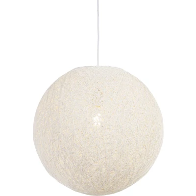 Afbeelding van QAZQA Smart hanglamp wit 45 cm incl. Wifi A60 Corda
