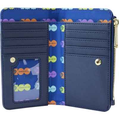 Afbeelding van Loungefly Looney Tunes Scooby Doo Mash Up Dames portemonnee Blauw