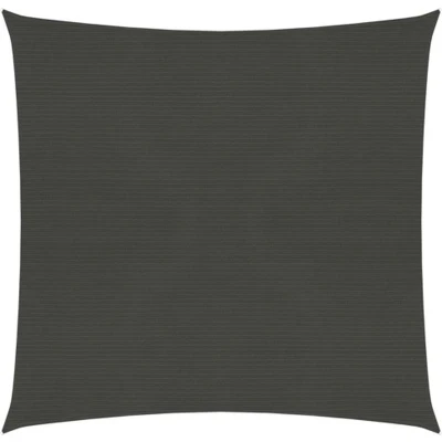 Afbeelding van Zonnezeil 160 g/m² 3x3 m HDPE antracietkleurig
