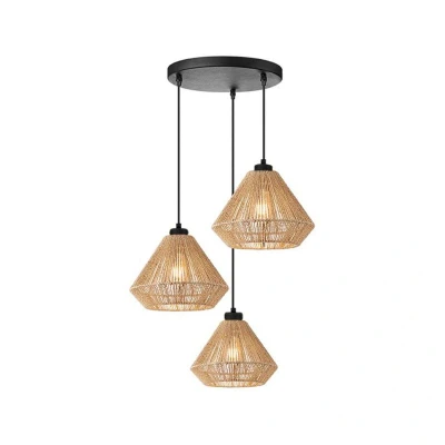 Afbeelding van LABEL51 Hanglamp Ibiza Naturel Jute 3 Lichts