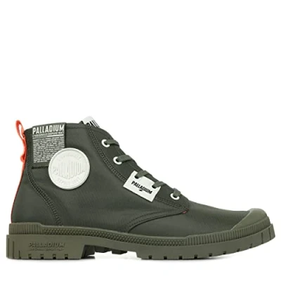 Afbeelding van Palladium Overlab Unisex Veterboots, Maat: 39, Olive night Katoen