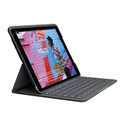 Afbeelding van Logitech Slim Folio Apple iPad (2021/2020) Toetsenbord Hoes AZERTY