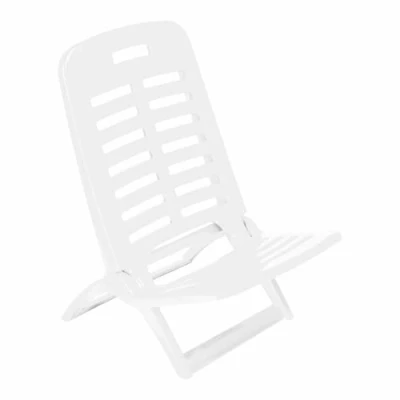 Afbeelding van Strandstoel IPAE Progarden ply80cbi Wit 40 x 51,5 62 cm