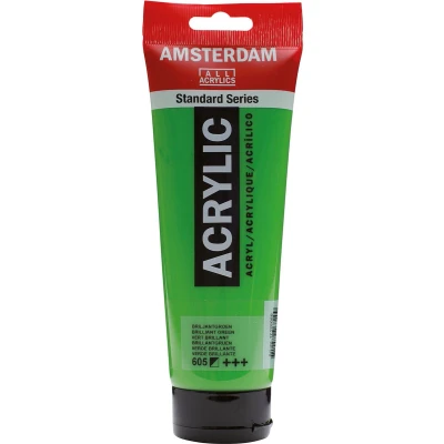 Afbeelding van Standard tube 120 ml Briljantgroen halfdekkende acrylverf