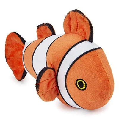 Image de Zappi Co Peluche Douce et Câline d&#039;Animal pour Enfants Compagnon Idéal les Nouveau nés (12 15 cm) (Poisson Clown)