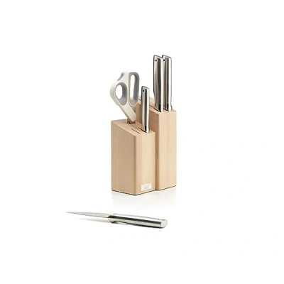Afbeelding van Joseph Elevate Fusion Messen en Schaar met Houder 5 Delig Kunststof Zilver