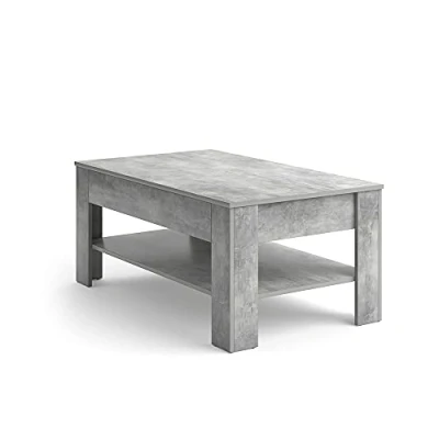 Afbeelding van Vicco Salontafel &quot;Milaan&quot;, beton, 110 x 48 cm