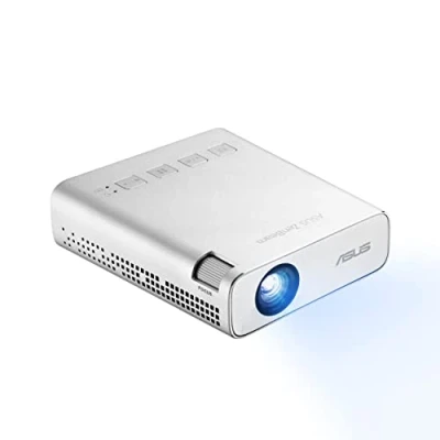 Image de ASUS ZenBeam E1R Projecteur DLP LED 200 Luminosité de WVGA (854 x 480) 16:9 Wi Fi argent