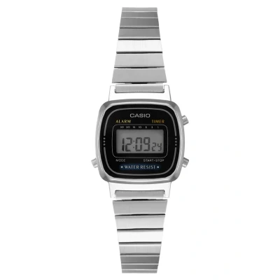 Afbeelding van Casio Vintage Mini LA670WEA 1EF Dameshorloge 24,6 mm Zilverkleurig