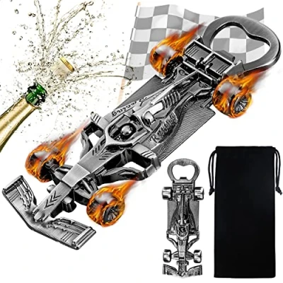 Afbeelding van LKKCHER Bieropener voor raceauto, uniek cadeau mannen, flesopener, verjaardagscadeau hem, vader, man, opa, vriend