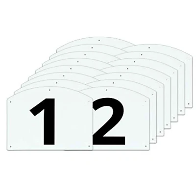 Afbeelding van Agradi Hindernis Nummers&amp;Letters Show Jump Compleet 27x20cm