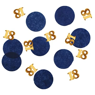 Afbeelding van Folat 66318 Elegant True Blue Confetti 18 jaar 25 g