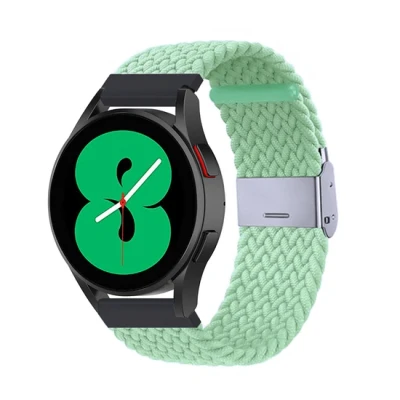 Afbeelding van Garmin Forerunner 255 Braided nylon bandje Lichtgroen