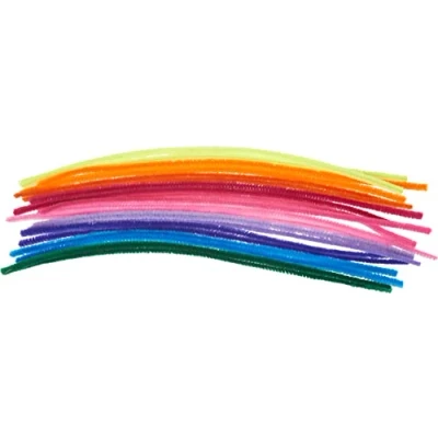 Afbeelding van VBS 20 stuks chenillegaren, 30 cm, licht flexibel