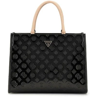Afbeelding van Guess Arnela Girlfriend TOTE Handtas, Dames, Maat: One Size, Black