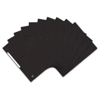 Afbeelding van Elastomap Oxford Top File+ A4 3 kleppen 390gr zwart