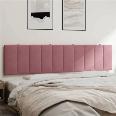 Afbeelding van vidaXL Hoofdbordkussen 200 cm fluweel roze