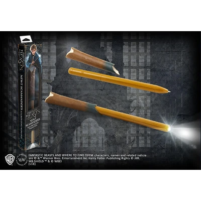 Afbeelding van Newt Scarmander pen met lichtgevende toverstok