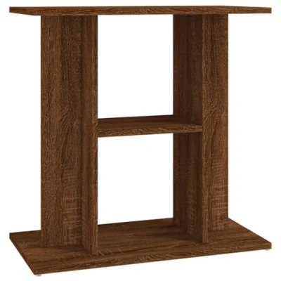 Afbeelding van vidaXL Aquariumstandaard 60x30x60 cm bewerkt hout bruin eikenkleur