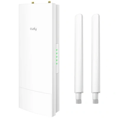 Afbeelding van Cudy AC1200 Outdoor Access point Dual band MU MIMO wifi 10/100M PoE Port 10/100Mbps Ethernet 5 GHz, 2.4 GHz Wit