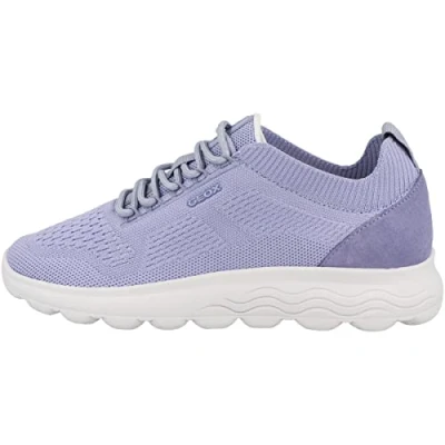 Afbeelding van Geox Spherica Sneakers laag, Dames, Maat: 35, Blau Leer