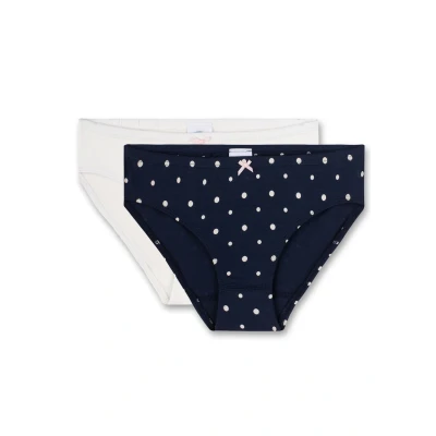 Afbeelding van Sanetta 2ER PACK Slip voor kinderen, Maat: 140, Weiß /dunkelblau