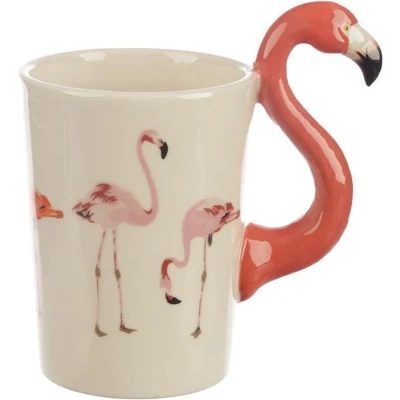 Afbeelding van Close Up Z890835 Mok met flamingokop in 3D, meerkleurig, Duitse versie