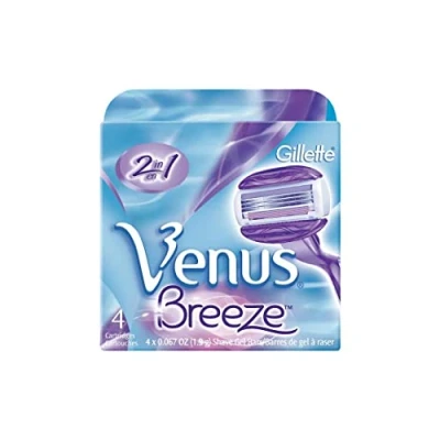 Afbeelding van Gillette Venus Breeze damesscheerapparaat met reservemesjes en houder