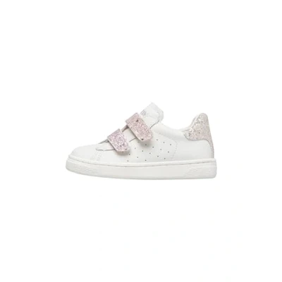 Afbeelding van NATURINO Sneakers van leer en suède, wit lila, 30 EU smalle maat