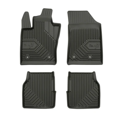 Afbeelding van FROGUM No. 77 77408692 Vloermatset Rubber voor en achter 4 Zwart Op maat gemaakt