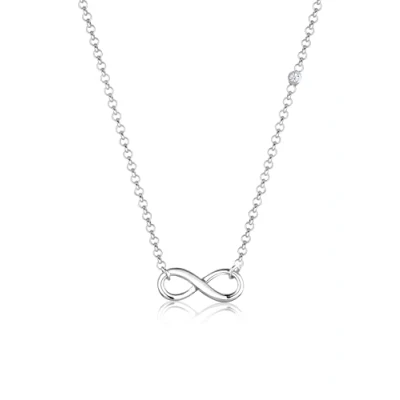 Afbeelding van Elli Premium Ketting silvercoloured, Dames, Maat: 40, Silver coloured