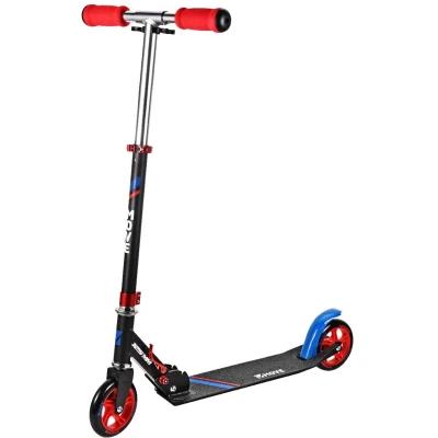 Afbeelding van Move 125 2 wiel Kinderstep Opvouwbaar Junior Zwart/rood