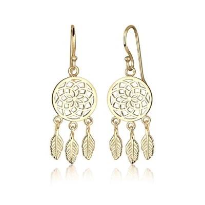 Afbeelding van Elli BOHO Festival Oorbellen, Dames, Maat: One Size, Gold