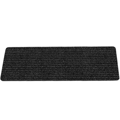 Afbeelding van Deurmat, vuilvangmat, antislip, voor binnen en buiten, zwart, 40 x 120 cm