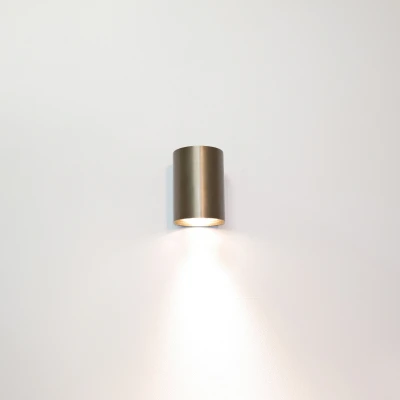 Afbeelding van Wandlamp Roulo 1 Brons GU10