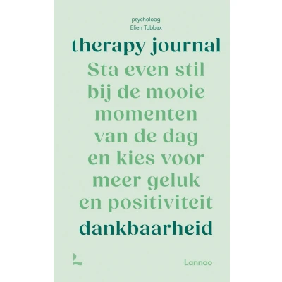 Afbeelding van Therapy journal: Dankbaarheid