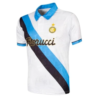 Afbeelding van COPA FC Internazionale 1993 94 Uit Retro Voetbalshirt Mannen Wit S