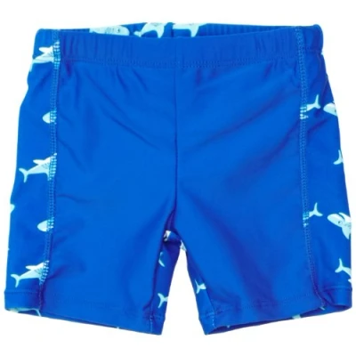 Afbeelding van Playshoes UV zwembroek Kinderen Haai Blauw Maat 86/92